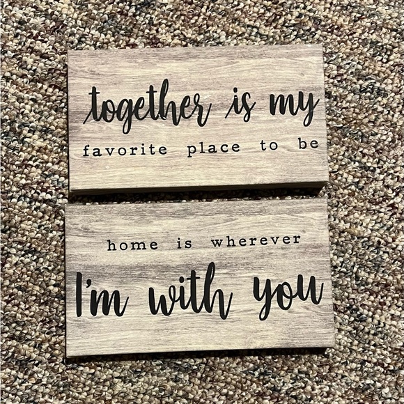 Other - Homemade decor signs